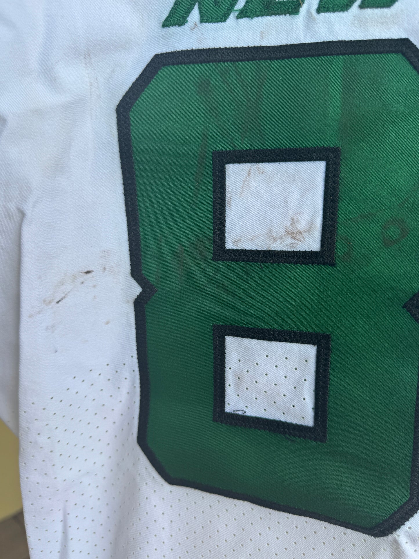 Chris Herndon GAME USED 💪 01/13/2021 PHOTO MATCHED 📸 New York Jets Nike NFL Jersey 👕 Also includes PSA Authenticity🛡️