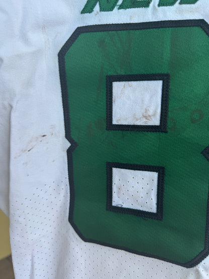 Chris Herndon GAME USED 💪 01/13/2021 PHOTO MATCHED 📸 New York Jets Nike NFL Jersey 👕 Also includes PSA Authenticity🛡️