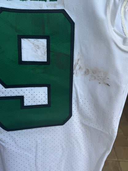 Chris Herndon GAME USED 💪 01/13/2021 PHOTO MATCHED 📸 New York Jets Nike NFL Jersey 👕 Also includes PSA Authenticity🛡️