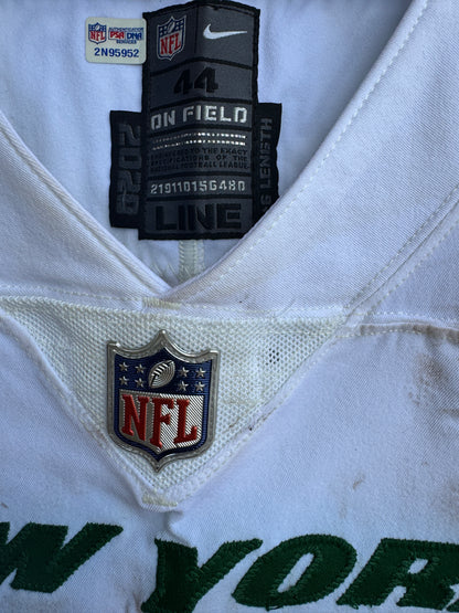 Chris Herndon GAME USED 💪 01/13/2021 PHOTO MATCHED 📸 New York Jets Nike NFL Jersey 👕 Also includes PSA Authenticity🛡️