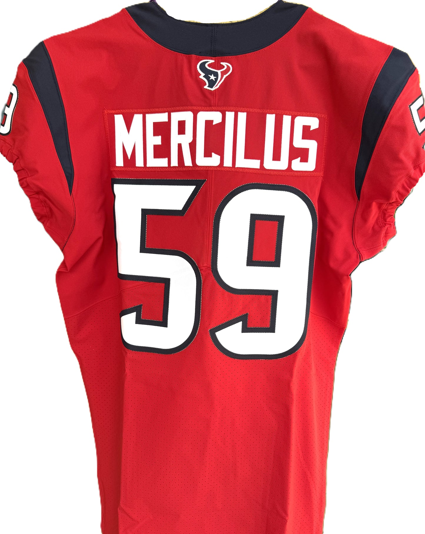 Whitney Mercilus Team-Issued Houston Texans 🐂 Nike NFL Jersey 👕 includes COA 🛡️
