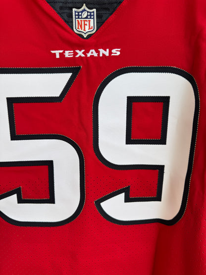 Whitney Mercilus Team-Issued Houston Texans 🐂 Nike NFL Jersey 👕 includes COA 🛡️