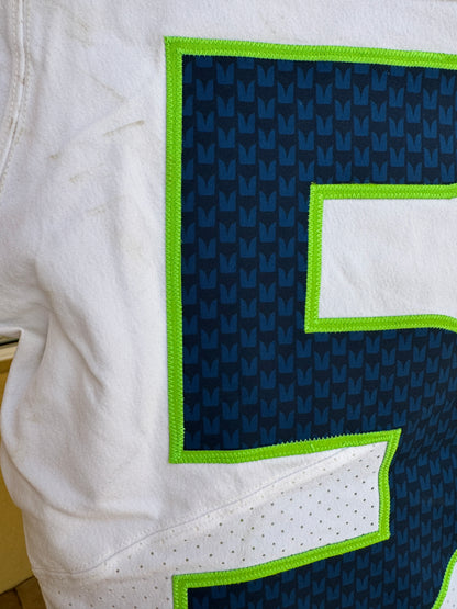 Tanner Muse GAME-WORN 💪 11/13/22 PHOTO MATCHED 📸 Seattle Seahawks NFL Jersey 👕 vs Bucs inc. PSA COA