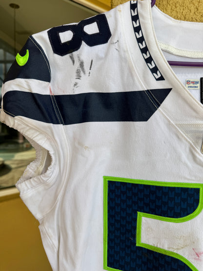 Tanner Muse GAME-WORN 💪 11/13/22 PHOTO MATCHED 📸 Seattle Seahawks NFL Jersey 👕 vs Bucs inc. PSA COA