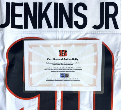 Kris Jenkins Jr. Game-Issued 💪Cincinnati Bengals🐅NFL Jersey – Nike includes COA⭐
