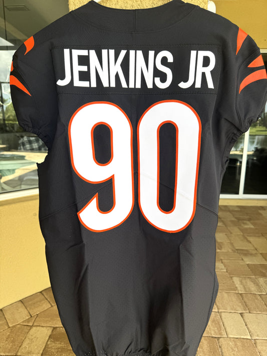 Kris Jenkins Jr. GAME ISSUED (2024-25 Season)🐅Cincinnati Bengals On-Field NFL Jersey👕