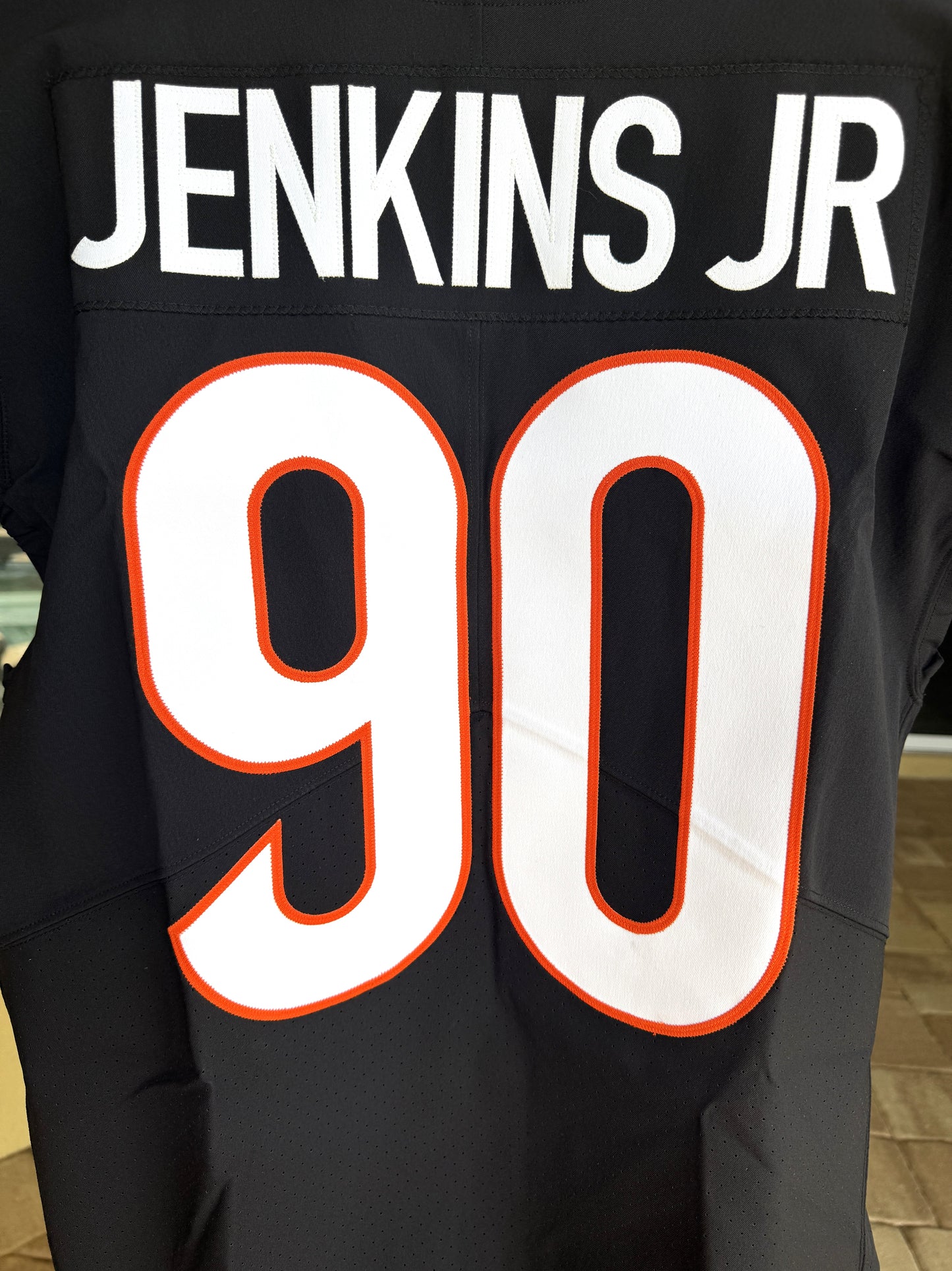 Kris Jenkins Jr. GAME ISSUED (2024-25 Season)🐅Cincinnati Bengals On-Field NFL Jersey👕