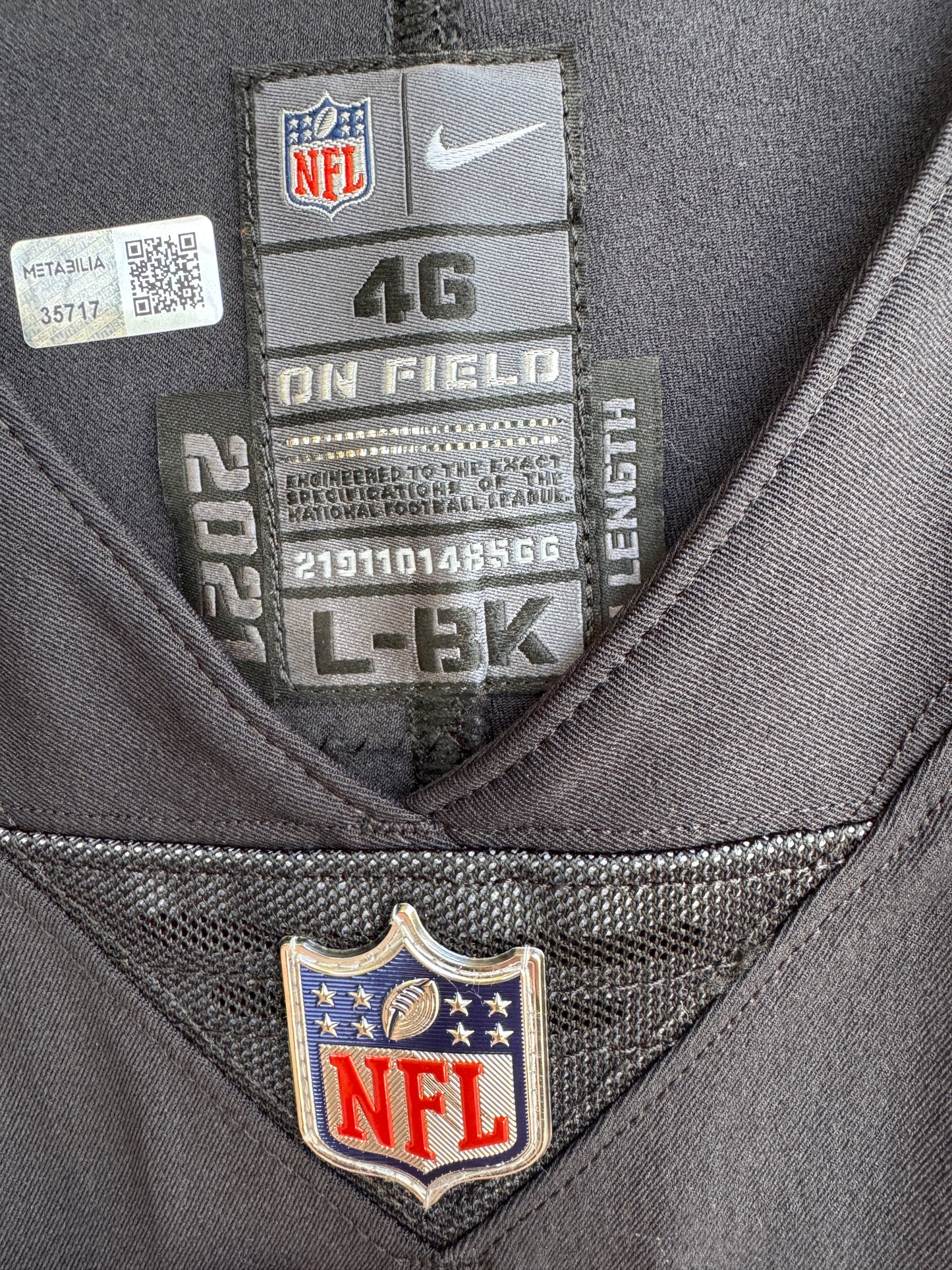 Kris Jenkins Jr. GAME ISSUED (2024-25 Season)🐅Cincinnati Bengals On-Field NFL Jersey👕