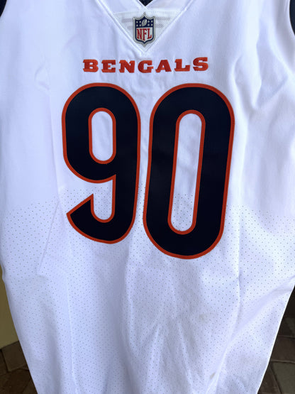 Kris Jenkins Jr. Game-Issued 💪Cincinnati Bengals🐅NFL Jersey – Nike includes COA⭐