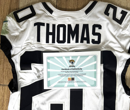 Daniel Thomas GAME WORN 💪 12/22/2024 Jacksonville Jaguars 🐆 Nike NFL Jersey 👕 vs. Las Vegas Raiders