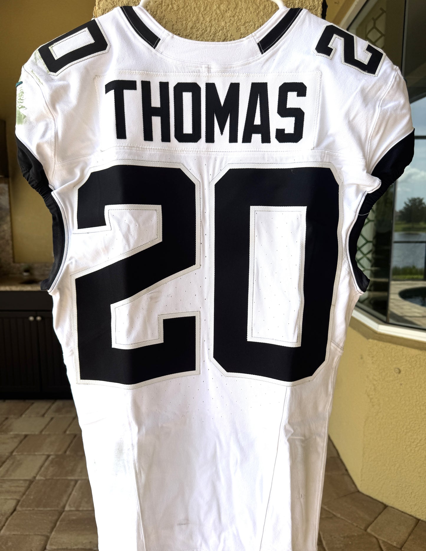 Daniel Thomas GAME WORN 💪 12/22/2024 Jacksonville Jaguars 🐆 Nike NFL Jersey 👕 vs. Las Vegas Raiders