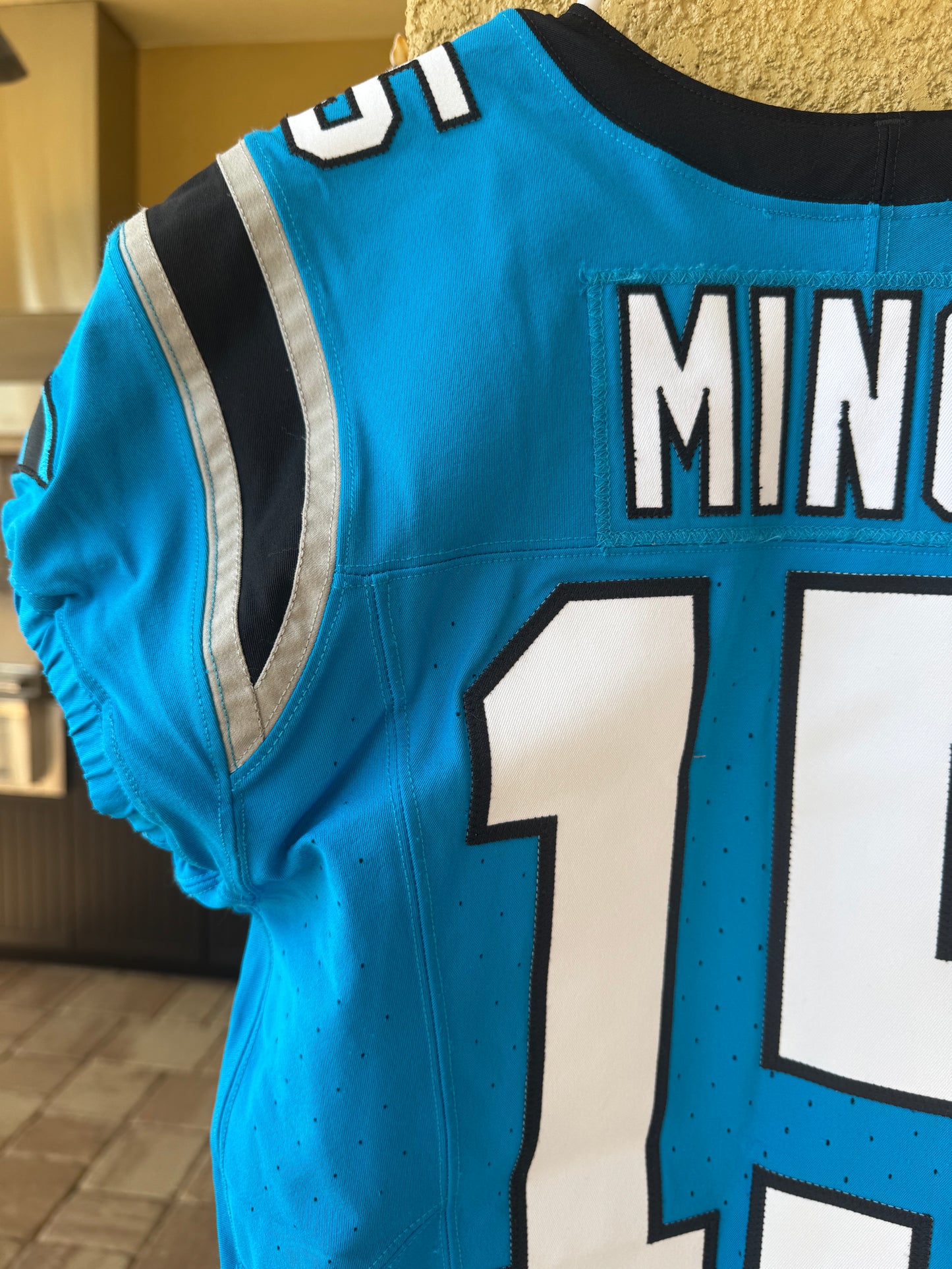 Jonathan Mingo Game Worn💪10/13/24 Carolina Panthers🐆vs.Falcons NFL Jersey👕vs. Falcons Also includes PSA Authentication