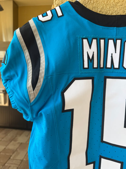 Jonathan Mingo Game Worn💪10/13/24 Carolina Panthers🐆vs.Falcons NFL Jersey👕vs. Falcons Also includes PSA Authentication