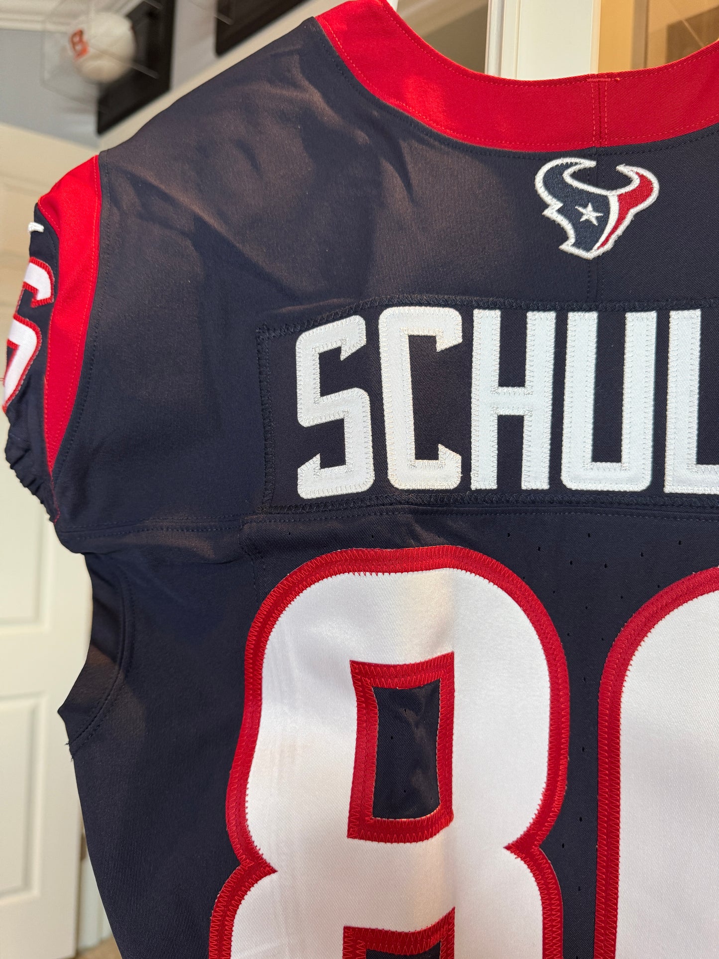 Dalton Schultz Game Issued 💪 Houston Texans 🐂 Nike NFL Jersey Also includes COA 🛡️