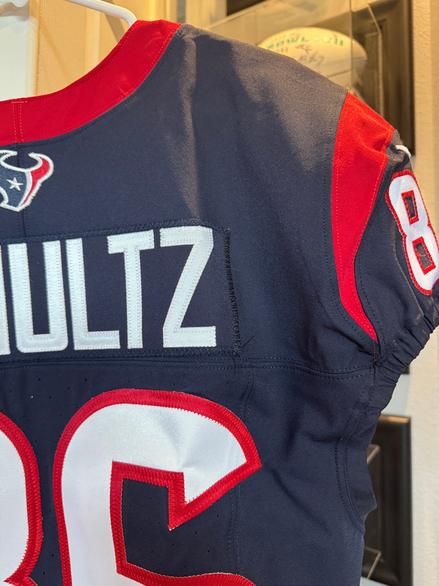 Dalton Schultz Game Issued 💪 Houston Texans 🐂 Nike NFL Jersey Also includes COA 🛡️