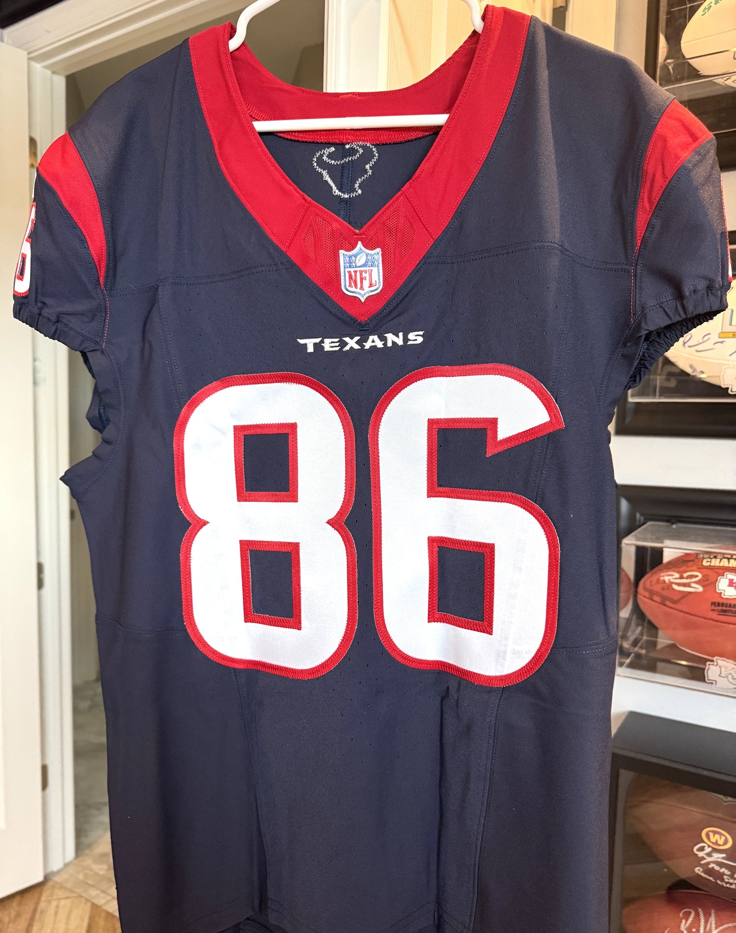 Dalton Schultz Game Issued 💪 Houston Texans 🐂 Nike NFL Jersey Also includes COA 🛡️