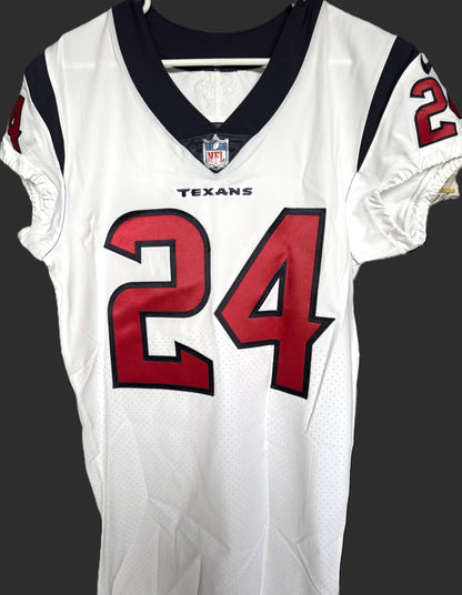 Derek Stingley Jr Team Issued Houston Texans 🐂 Nike NFL Jersey Also includes COA 🛡️