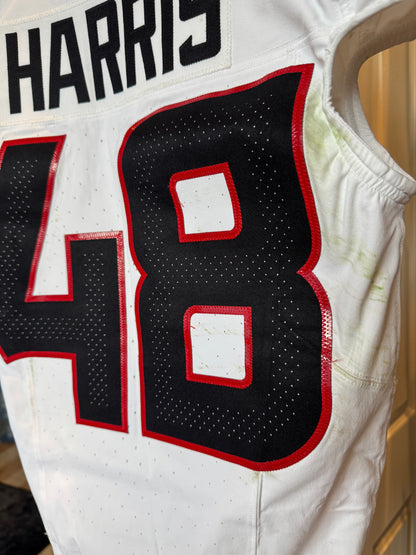 Christian Harris Playoff GAME WORN 💪 01/18/2024 Houston Texans Nike NFL Jersey 🎽 vs. Kansas City Chiefs