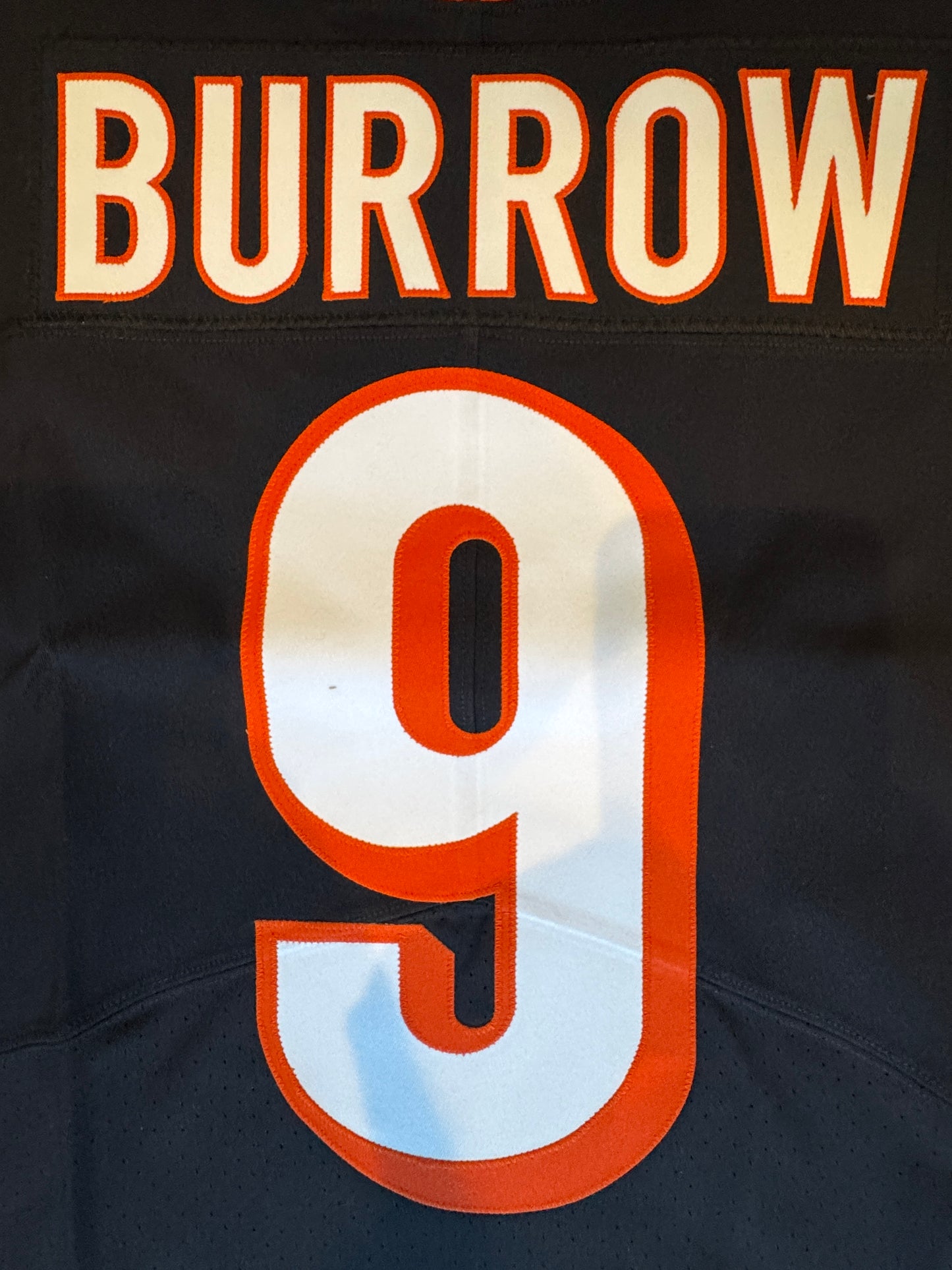 Joe Burrow Team-Issued Cincinnati Bengals On-Field Nike NFL Jersey Includes captains patch Size 44🧡🖤