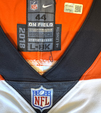 Joe Burrow Bengals Game-Issued On-Field NFL Jersey (Nike) Metabilia Certified💥Inc. Captains Patch