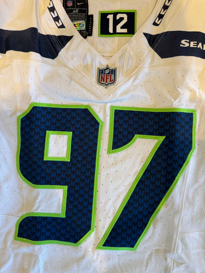 Johnathan Hankins GAME-WORN💪10/20/24 Seattle Seahawks NFL Jersey👕vs. Atlanta Falcons Inc.COA