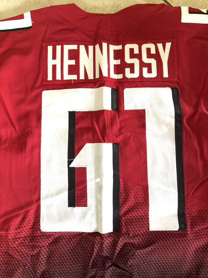 Matt Henessy GAME WORN💪10/10/21 Atlanta Falcons🦅NFL Jersey Crucial Catch💯 vs. New York Jets