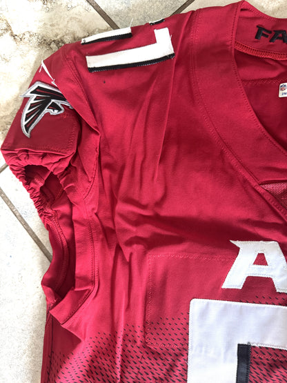 Matt Henessy GAME WORN💪10/10/21 Atlanta Falcons🦅NFL Jersey Crucial Catch💯 vs. New York Jets