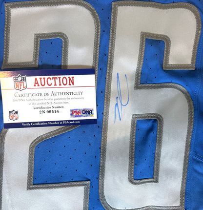 Jahmyr Gibbs SIGNED✍️Detroit Lions🦁Authentic Nike NFL Jersey👕 Also includes PSA Authentication💥