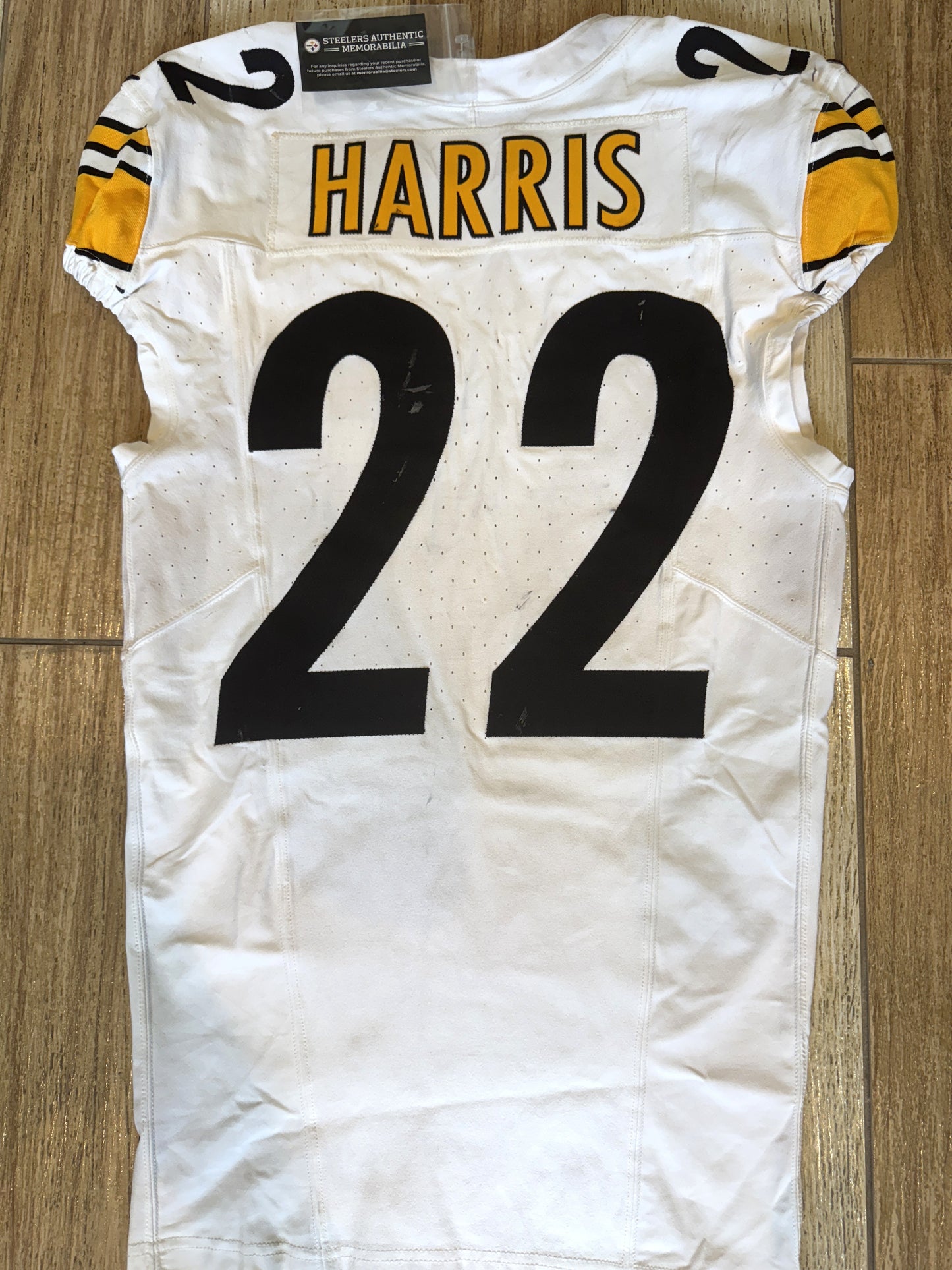 Najee Harris GAME WORN💪09/08/24 PHOTO MATCHED📸Steelers NFL Jersey👕Inc.COA💥