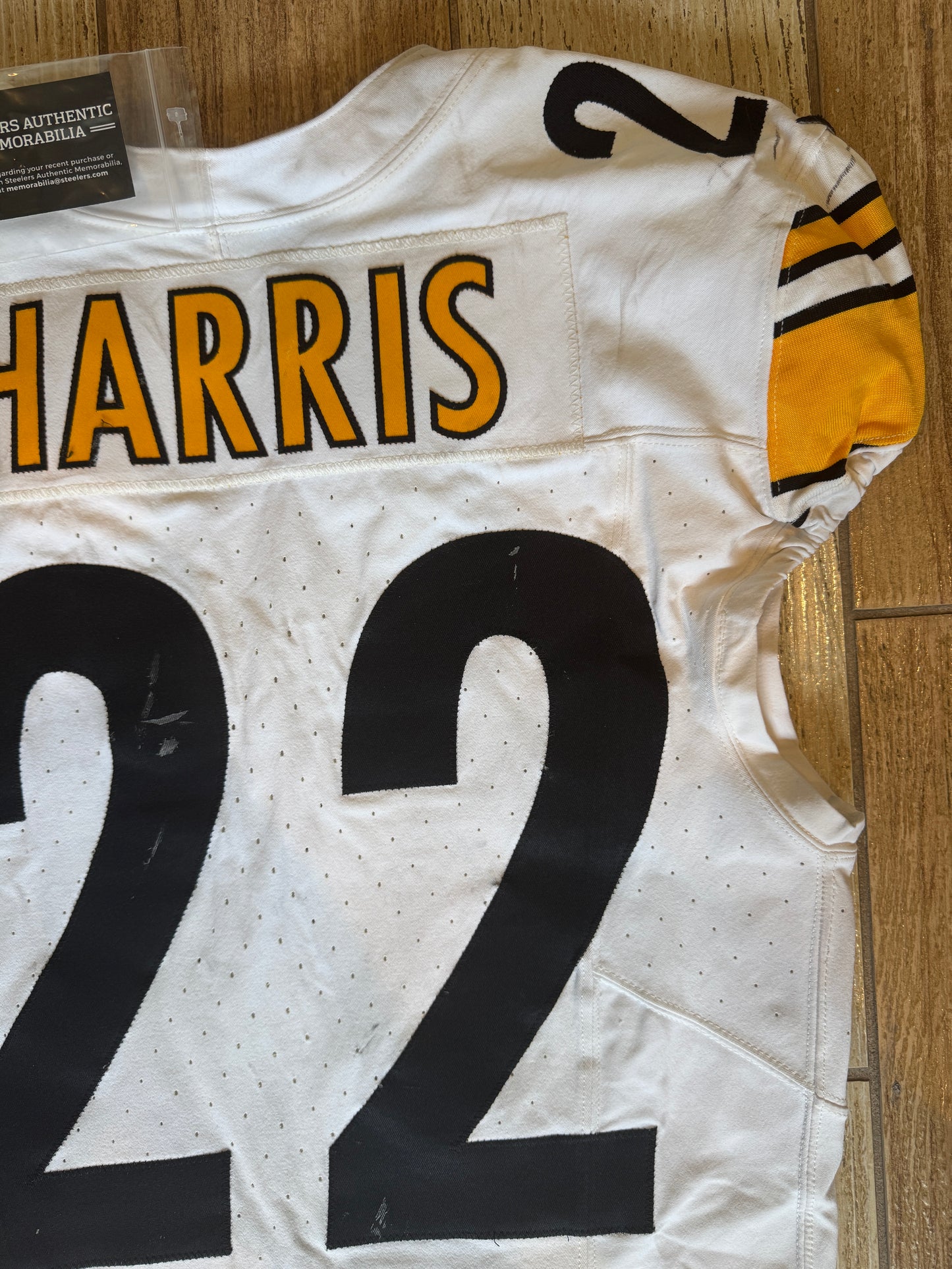 Najee Harris GAME WORN💪09/08/24 PHOTO MATCHED📸Steelers NFL Jersey👕Inc.COA💥