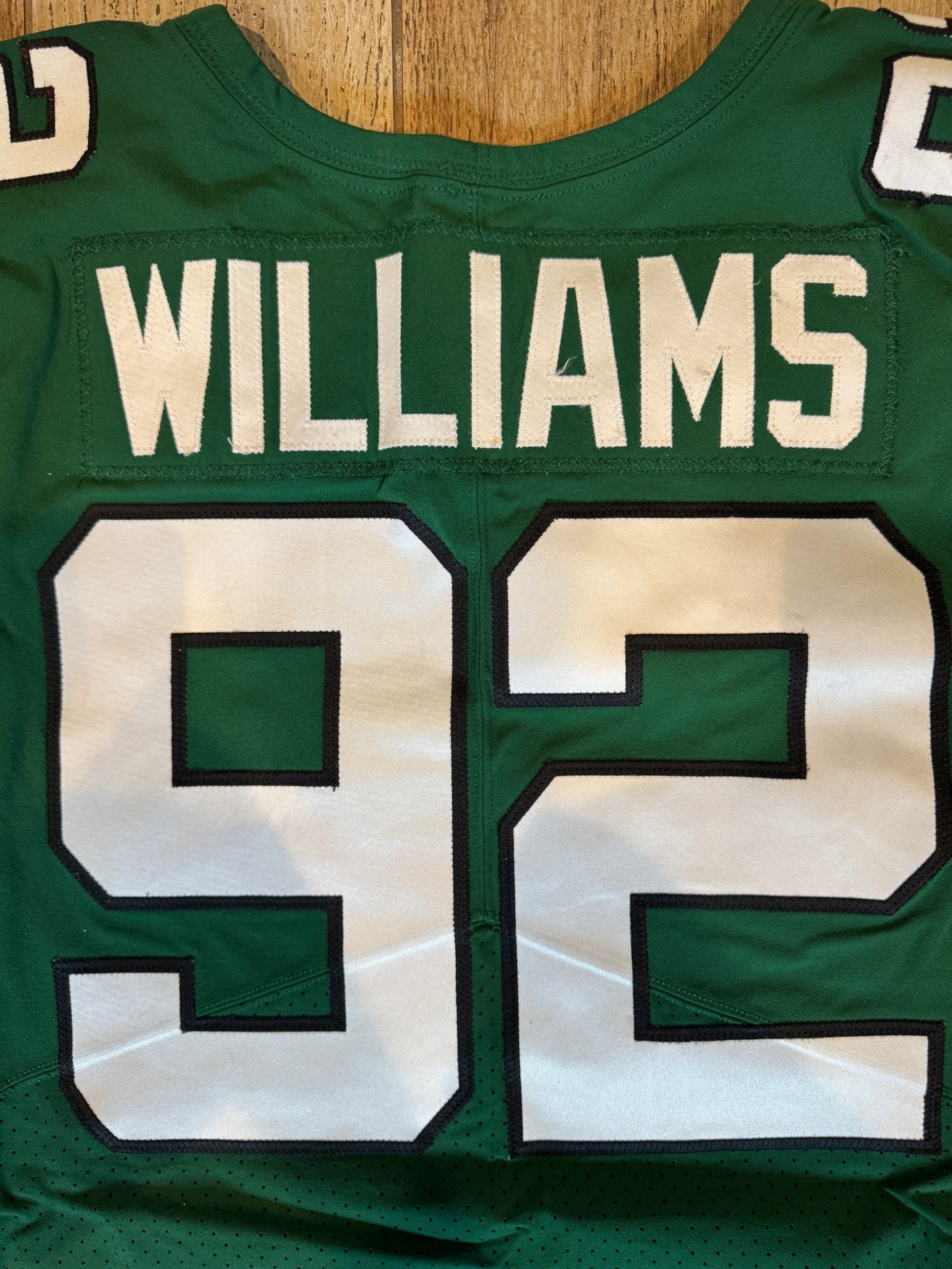 Leonard Williams GAME USED/WORN 💪 New York Jets Nike NFL Jersey 👕 with PSA Authenticity🛡️