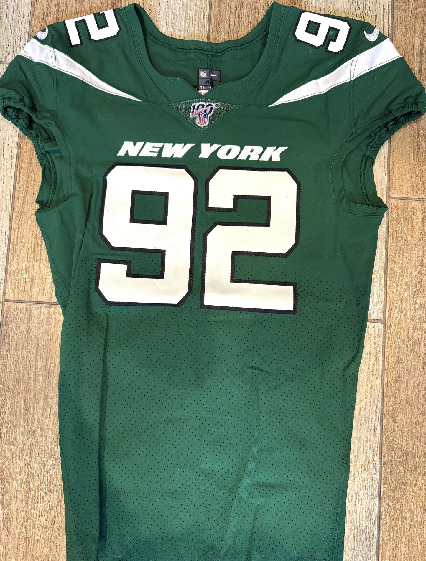 Leonard Williams GAME USED/WORN 💪 New York Jets Nike NFL Jersey 👕 with PSA Authenticity🛡️