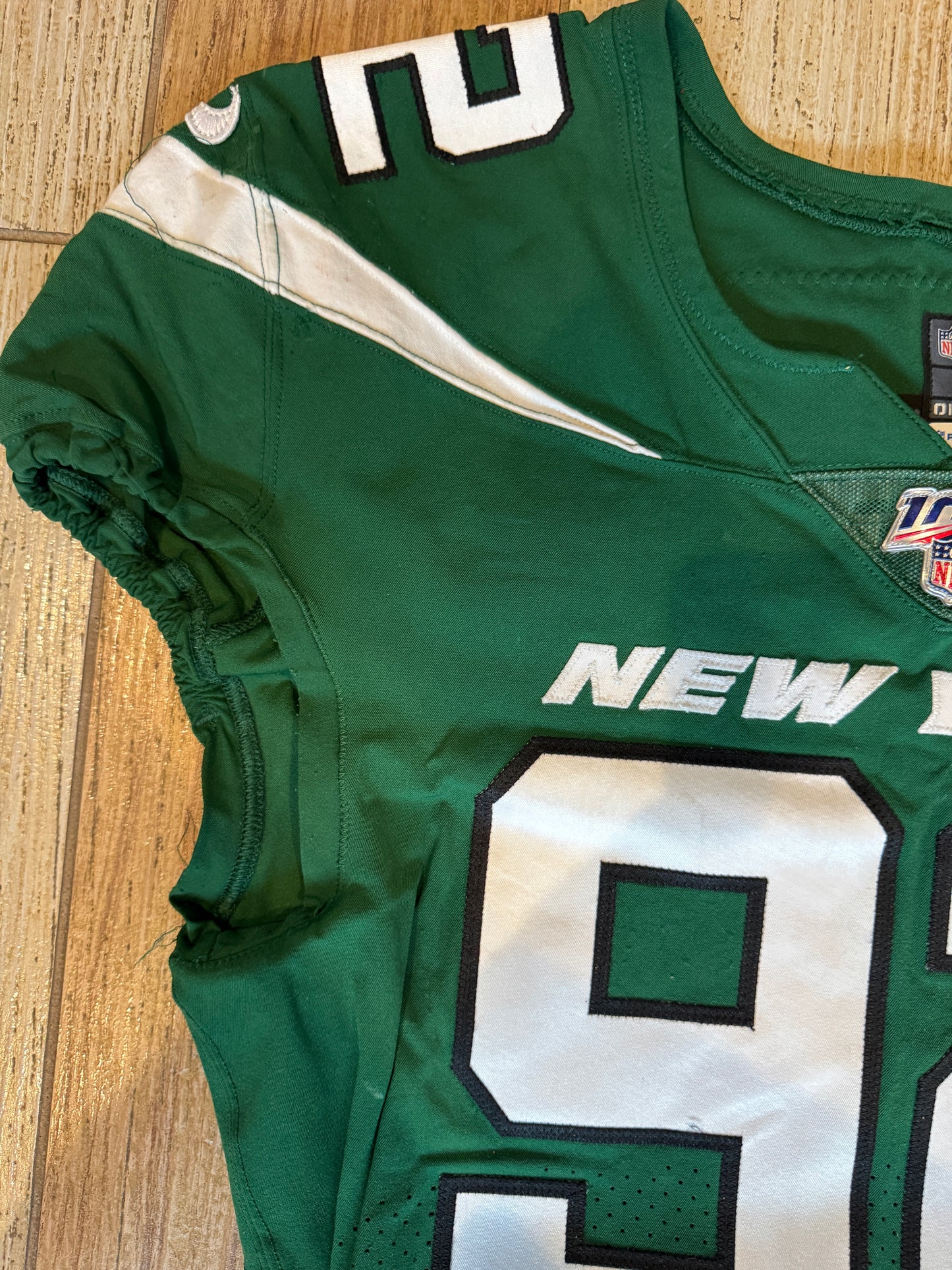 Leonard Williams GAME USED/WORN 💪 New York Jets Nike NFL Jersey 👕 with PSA Authenticity🛡️