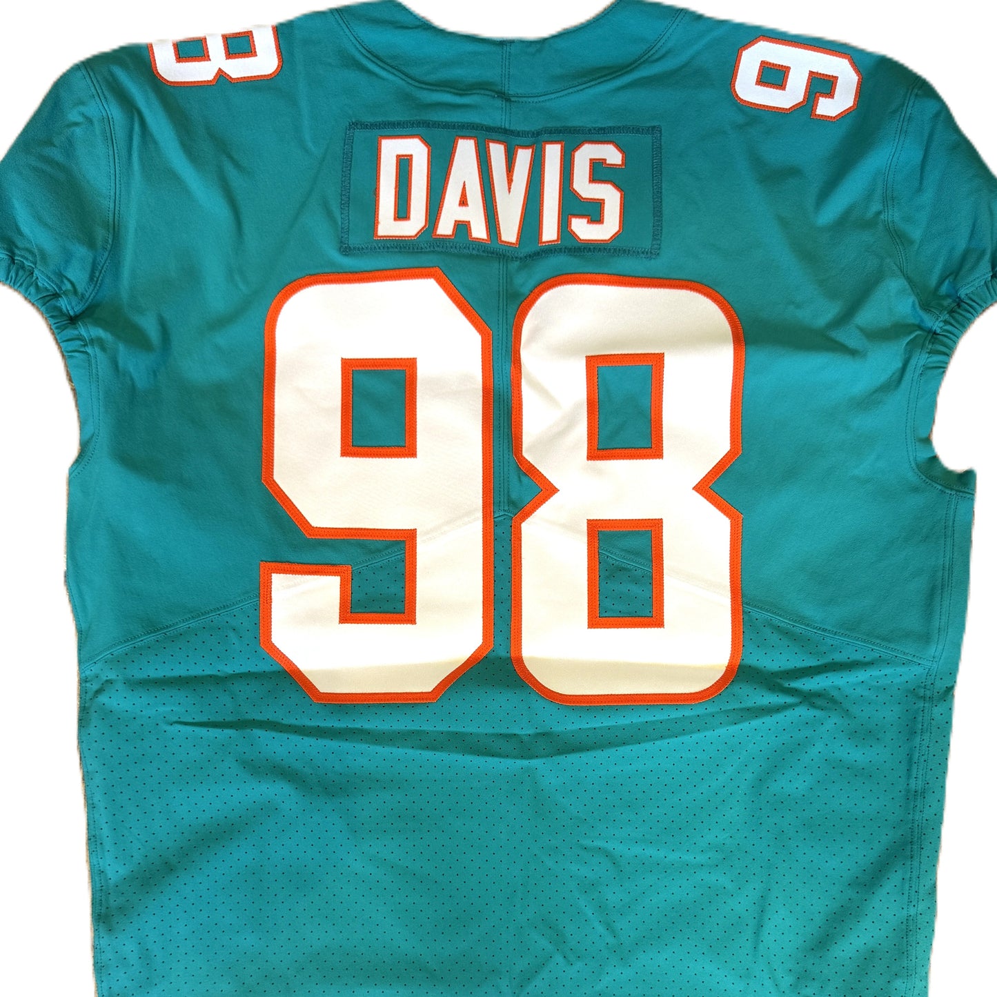 Raekwon Davis GAME/TEAM ISSUED 💪 Miami Dolphins 🐬 Nike On-Field NFL Jersey 🎽  Inc. PSA Authenticity 🛡️