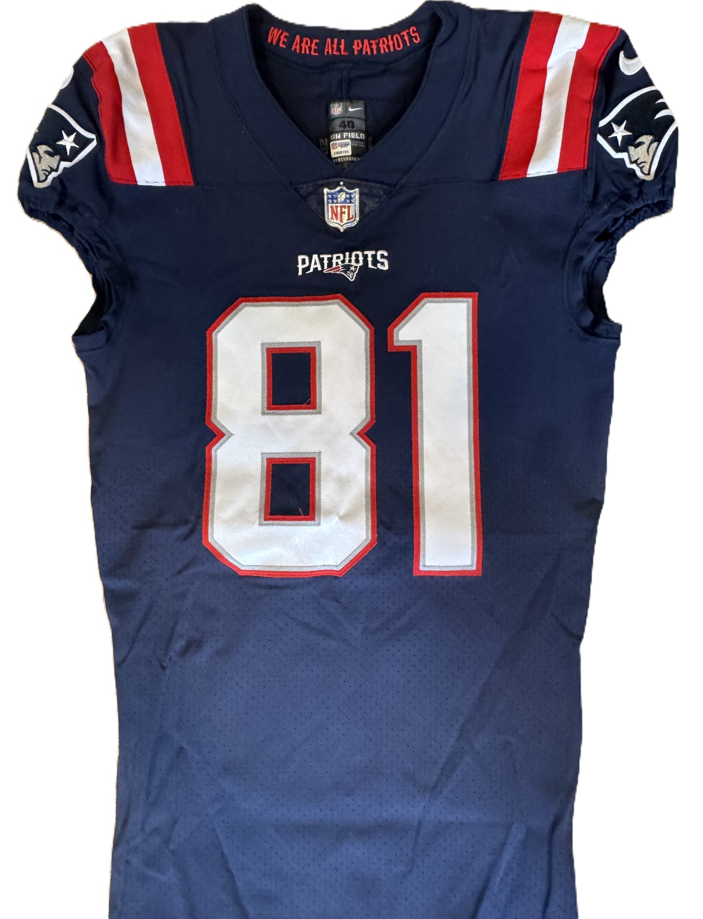 Jonnu Smith GAME WORN 💪 11/14/2021 New England Patriots Nike NFL Jersey 🎽 vs. Browns  PSA Authenticated 🛡️