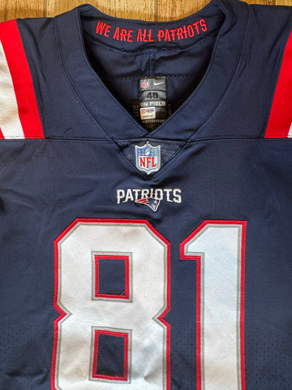 Jonnu Smith GAME WORN 💪 11/14/2021 New England Patriots Nike NFL Jersey 🎽 vs. Browns  PSA Authenticated 🛡️