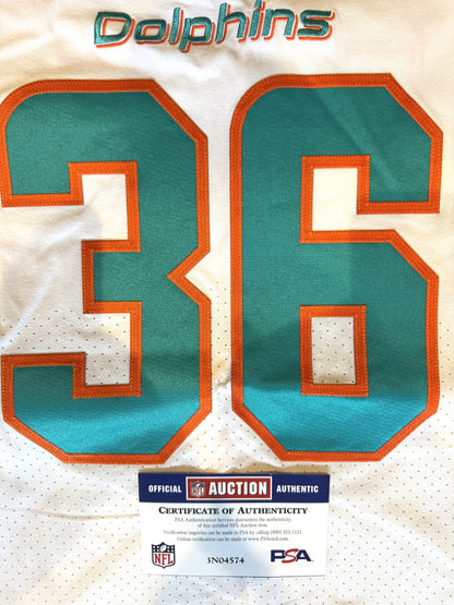 Chris Steele GAME ISSUED 💪 Miami Dolphins 🐬 On-Field Nike NFL Jersey 🎽 Inc. PSA Authenticity 🛡️