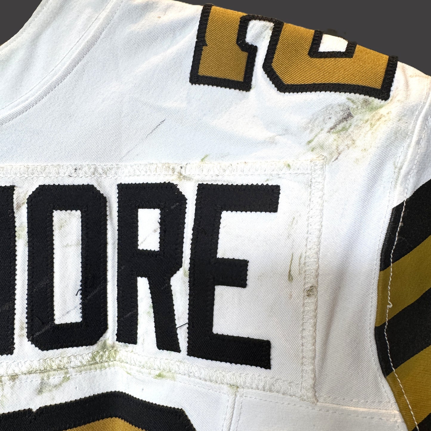 Marshon Lattimore GAME WORN 💪 10/07/24 PHOTO MATCHED 📸 New Orleans Saints ⚜️ Nike NFL Jersey🎽 vs. Kansas City Chiefs - PSA Authenticated 🛡️