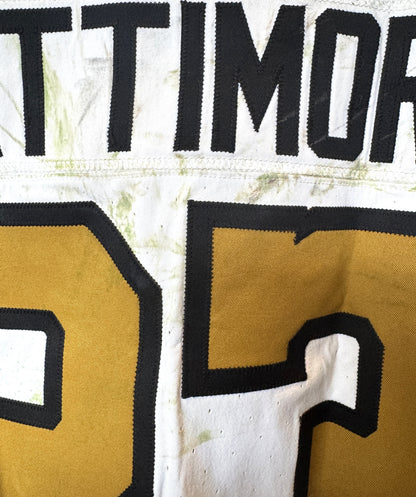 Marshon Lattimore GAME WORN 💪 10/07/24 PHOTO MATCHED 📸 New Orleans Saints ⚜️ Nike NFL Jersey🎽 vs. Kansas City Chiefs - PSA Authenticated 🛡️