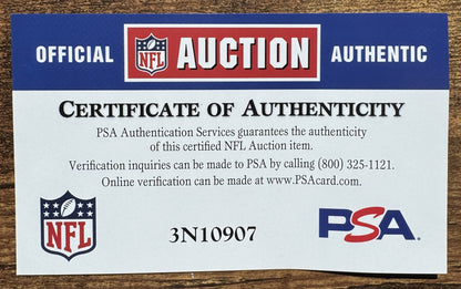 C.J. Uzomah GAME WORN/USED 💪 New York Jets Nike NFL Jersey 👕 with PSA Authenticity🛡️ Crucial Catch Game