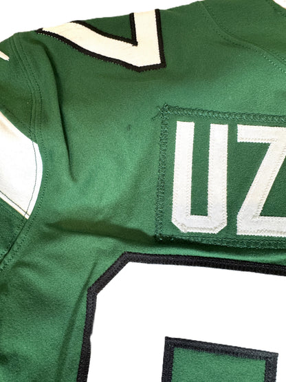 C.J. Uzomah GAME WORN/USED 💪 New York Jets Nike NFL Jersey 👕 with PSA Authenticity🛡️ Crucial Catch Game