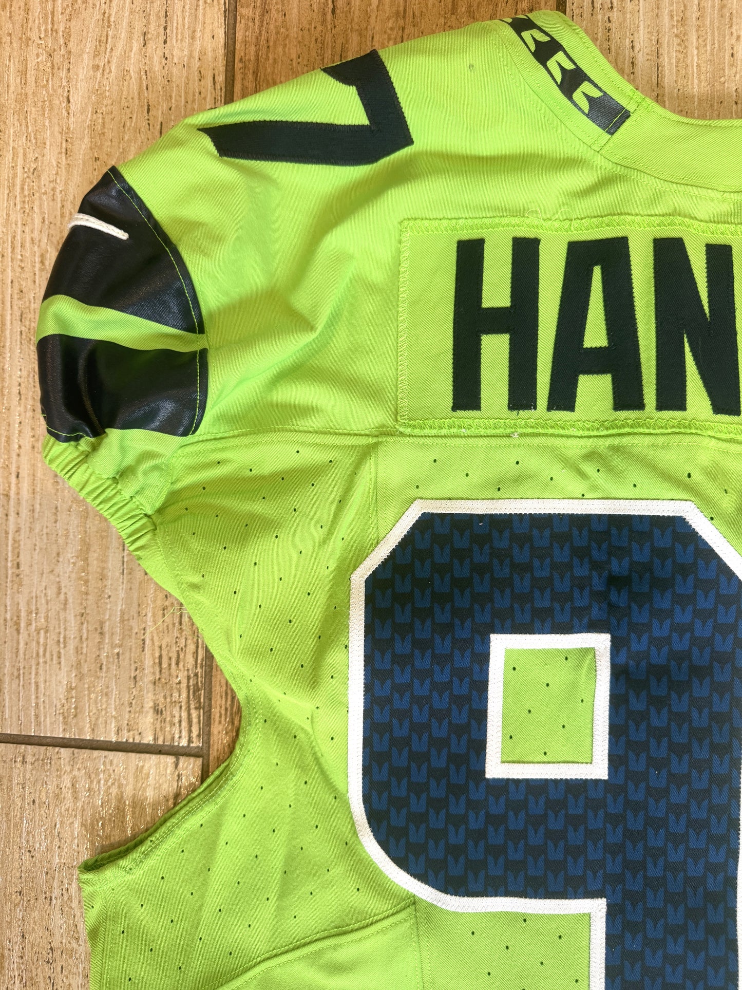Johnathan Hankins GAME-WORN💪12/15/24 Seattle Seahawks NFL Color Rush Jersey👕vs. Green Bay Packers Inc.COA