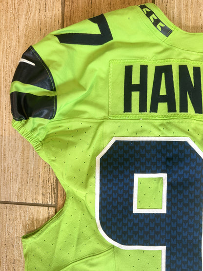 Johnathan Hankins GAME-WORN💪12/15/24 Seattle Seahawks NFL Color Rush Jersey👕vs. Green Bay Packers Inc.COA
