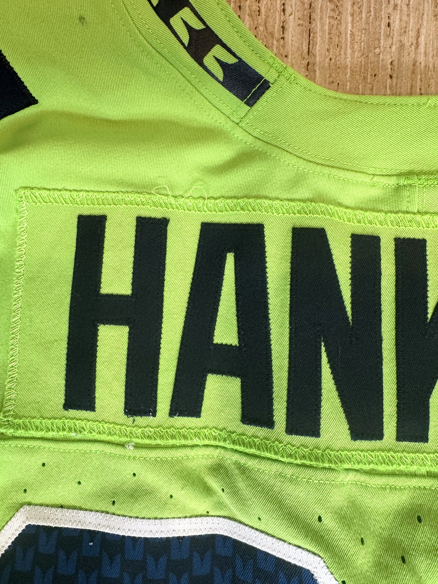 Johnathan Hankins GAME-WORN💪12/15/24 Seattle Seahawks NFL Color Rush Jersey👕vs. Green Bay Packers Inc.COA