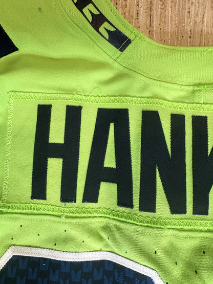 Johnathan Hankins GAME-WORN💪12/15/24 Seattle Seahawks NFL Color Rush Jersey👕vs. Green Bay Packers Inc.COA