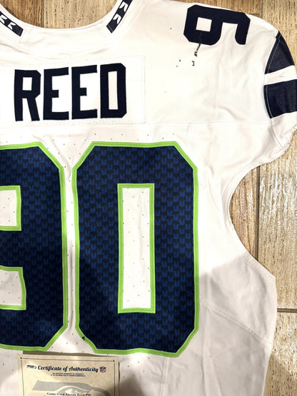 Jarran Reed GAME WORN 💪 12/08/2024 Seattle Seahawks NFL Jersey 👕 vs. Arizona Cardinals 🐦 Inc. COA