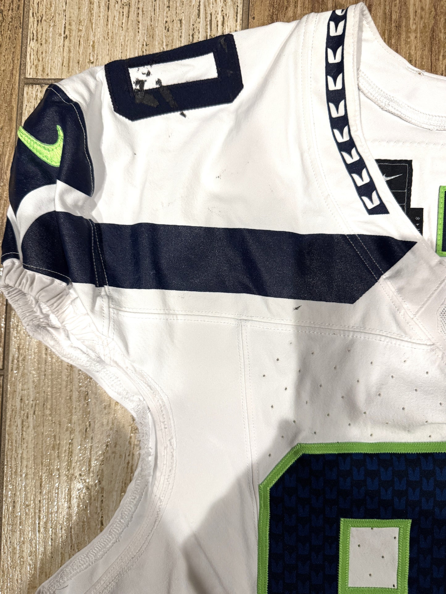 Jarran Reed GAME WORN 💪 12/08/2024 Seattle Seahawks NFL Jersey 👕 vs. Arizona Cardinals 🐦 Inc. COA