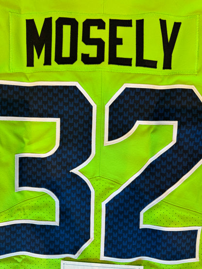 Quandre Mosley Color Rush Team Issued 💪 Seattle Seahawks NFL Jersey 👕 Inc. COA