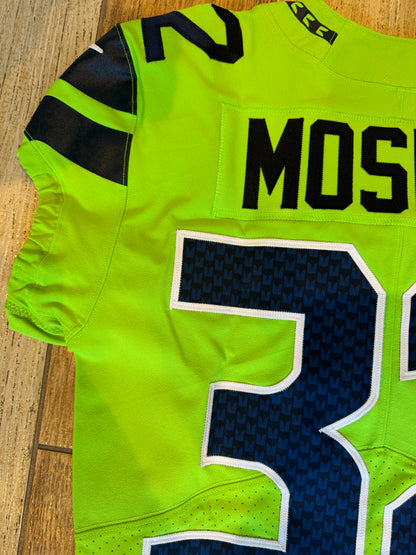 Quandre Mosley Color Rush Team Issued 💪 Seattle Seahawks NFL Jersey 👕 Inc. COA