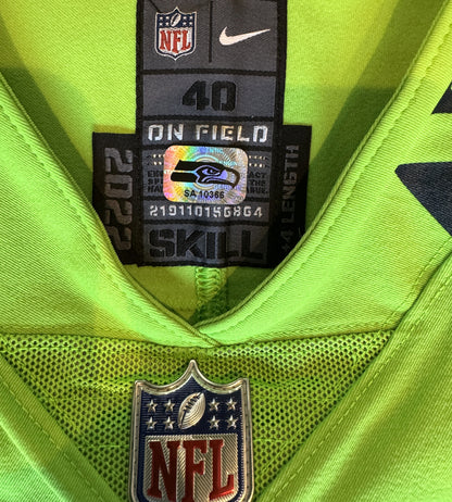 Quandre Mosley Color Rush Team Issued 💪 Seattle Seahawks NFL Jersey 👕 Inc. COA